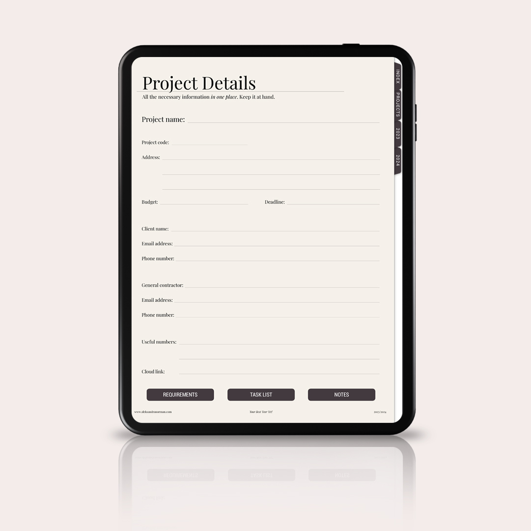 Interior Design Business Digital Planner - Image 3