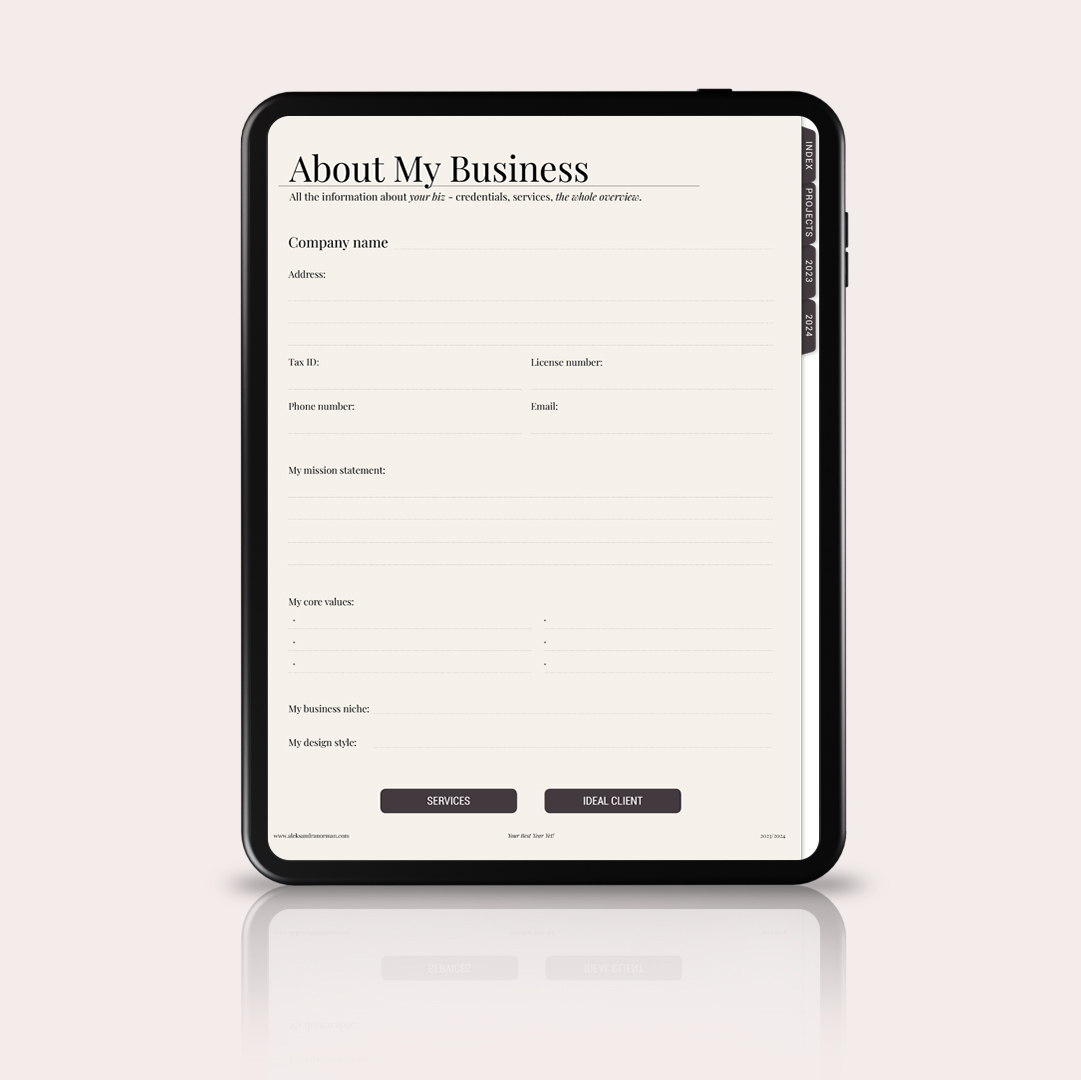 Interior Design Business Digital Planner - Image 9